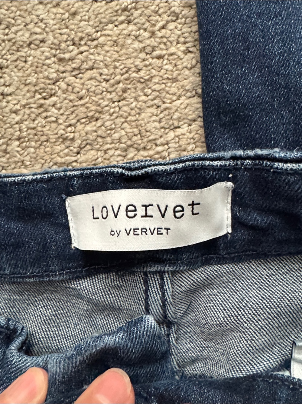 Lovervet by Vervet dark wash flare jeans size 3/26 - Picture 4 of 5